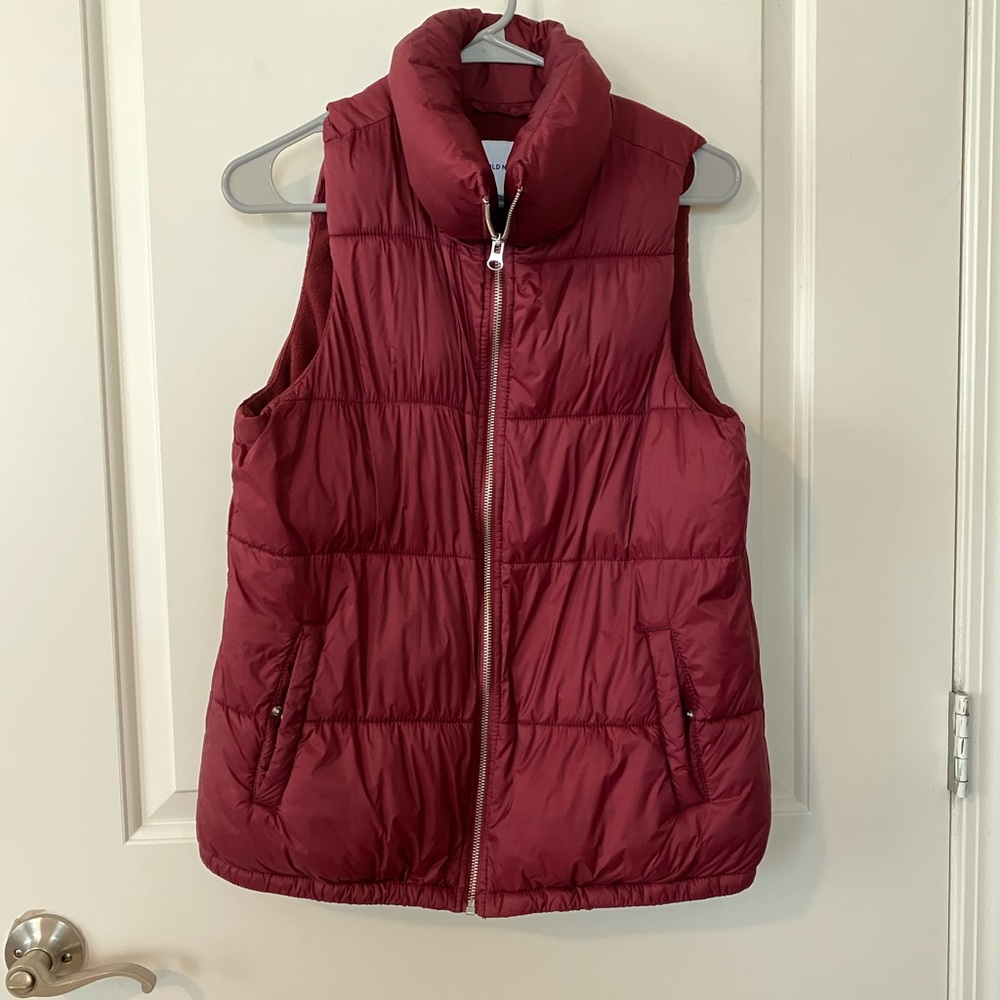 Old Navy red vest